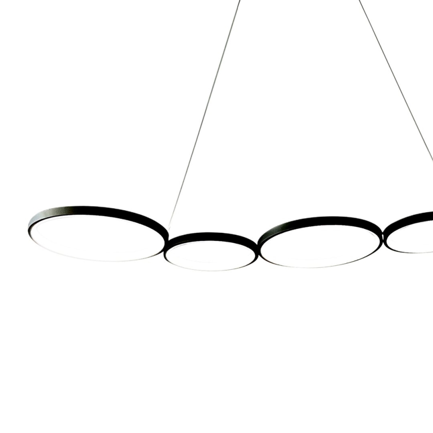 Светодиодная подвесная люстра OLYMPIA 5xLED/10W/230V черный
