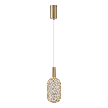 Светодиодная подвесная люстра PERFORATO LED/6,3W/230V 3000K золотая диаметр 13 см