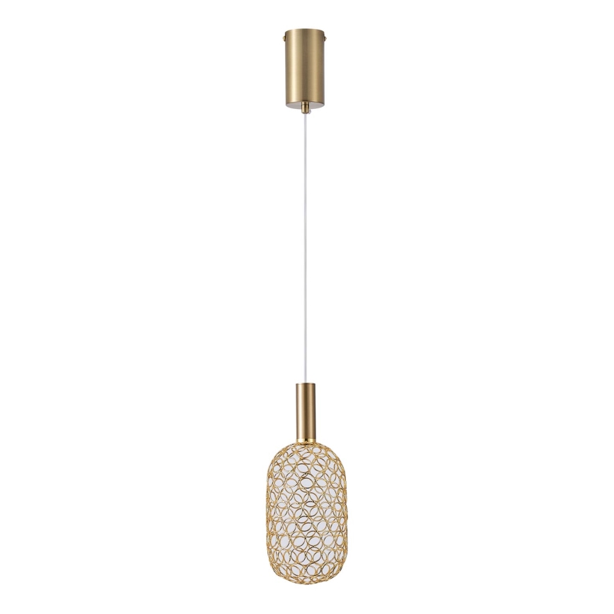 Светодиодная подвесная люстра PERFORATO LED/6,3W/230V 3000K золотая диаметр 13 см