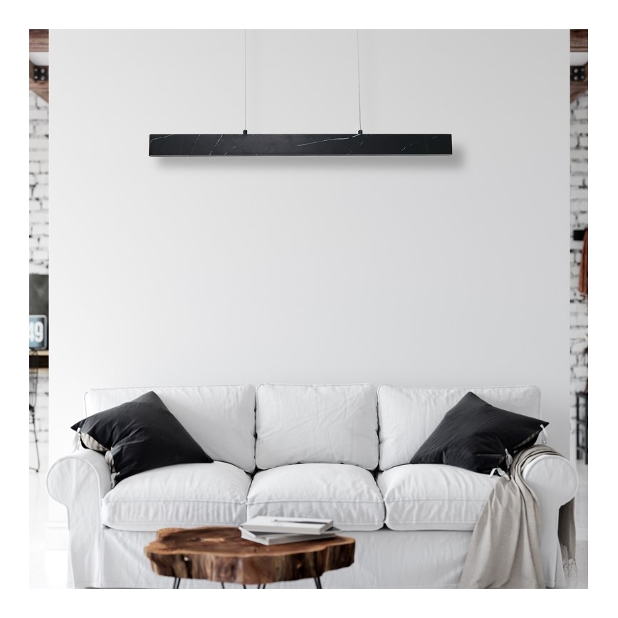 Светодиодная подвесная люстра PIERCE LED/18W/230V черный