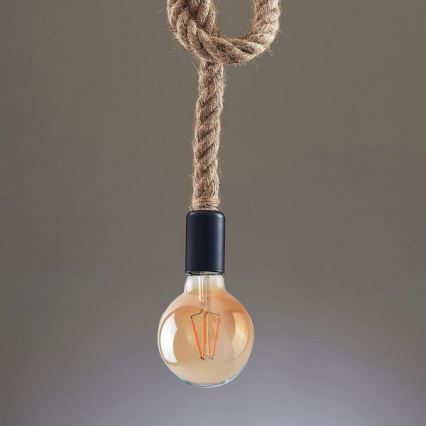 Светодиодная подвесная люстра ROPE 1xE27/8W/230V