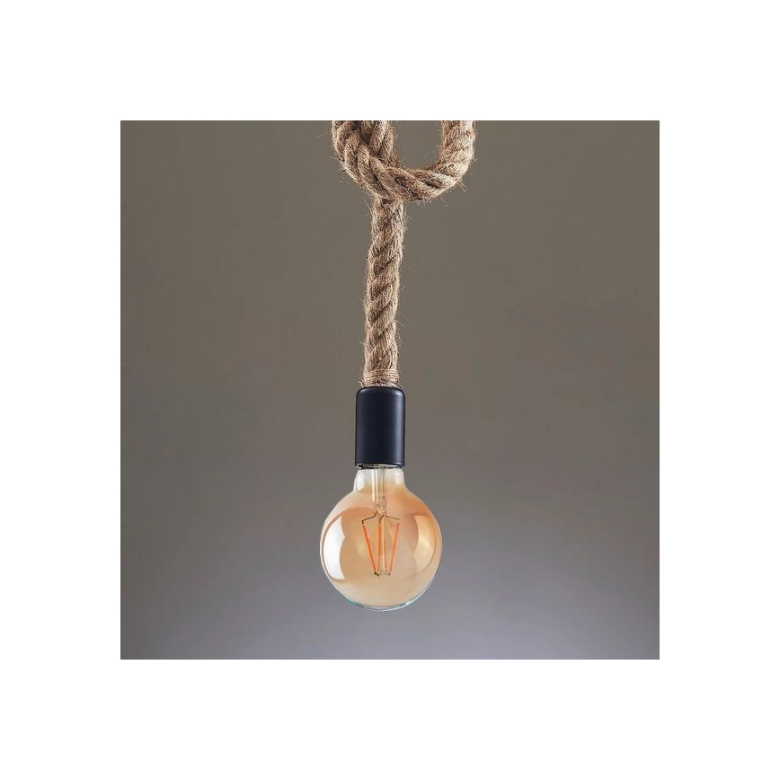 Светодиодная подвесная люстра ROPE 1xE27/8W/230V