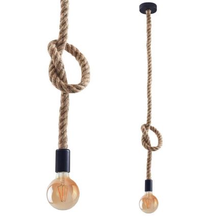 Светодиодная подвесная люстра ROPE 1xE27/8W/230V