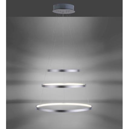 Leuchten Direkt 11526-55 - Светодиодная подвесная люстра с регулированием яркости CIRCLE 1xLED/13,5W/230V + LED/19,5W + LED/24W