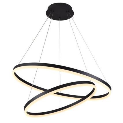 Светодиодная подвесная люстра с регулированием яркости LED/100W/230V 3000-6500K диаметр 80 см + дистанционное управление