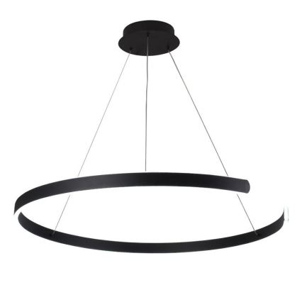 Светодиодная подвесная люстра с регулированием яркости LED/100W/230V 3000-6500K диаметр 80 см + дистанционное управление