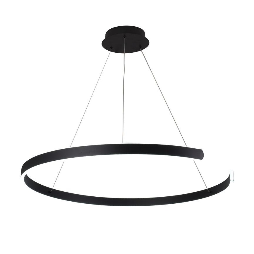 Светодиодная подвесная люстра с регулированием яркости LED/100W/230V 3000-6500K диаметр 80 см + дистанционное управление