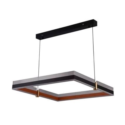Светодиодная подвесная люстра с регулированием яркости LED/100W/230V 3000-6500K + дистанционное управление
