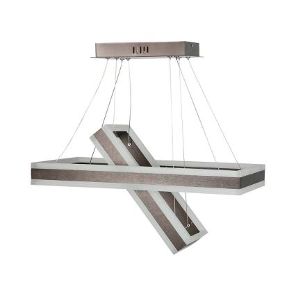 Светодиодная подвесная люстра с регулированием яркости LED/113W/230V 3000K коричневый