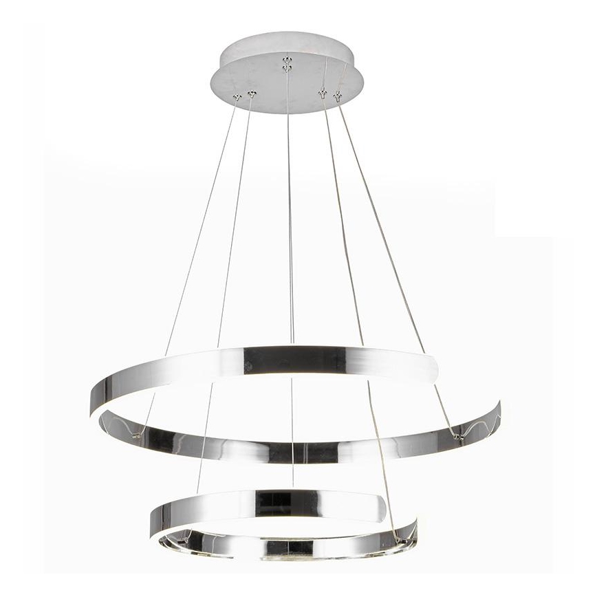 Светодиодная подвесная люстра с регулированием яркости LED/120W/230V 3000-6500K + дистанционное управление