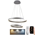 Светодиодная подвесная люстра с регулированием яркости LED/120W/230V 3000-6500K + дистанционное управление