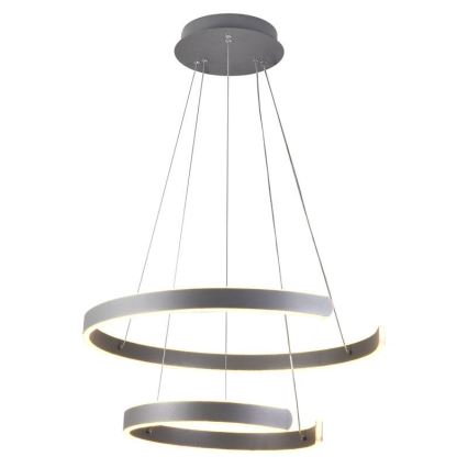 Светодиодная подвесная люстра с регулированием яркости LED/120W/230V 3000-6500K + дистанционное управление