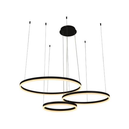 Светодиодная подвесная люстра с регулированием яркости LED/125W/230V 3000-6500K + дистанционное управление