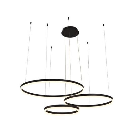 Светодиодная подвесная люстра с регулированием яркости LED/125W/230V 3000-6500K + дистанционное управление