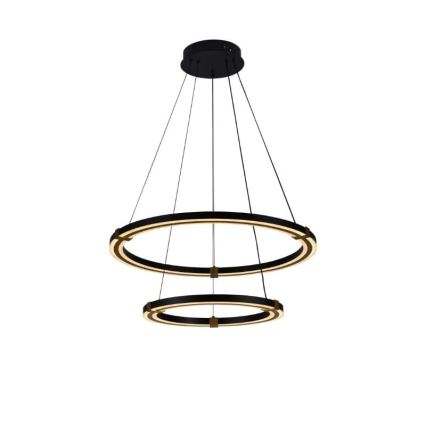 Светодиодная подвесная люстра с регулированием яркости LED/130W/230V 3000-6500K + дистанционное управление