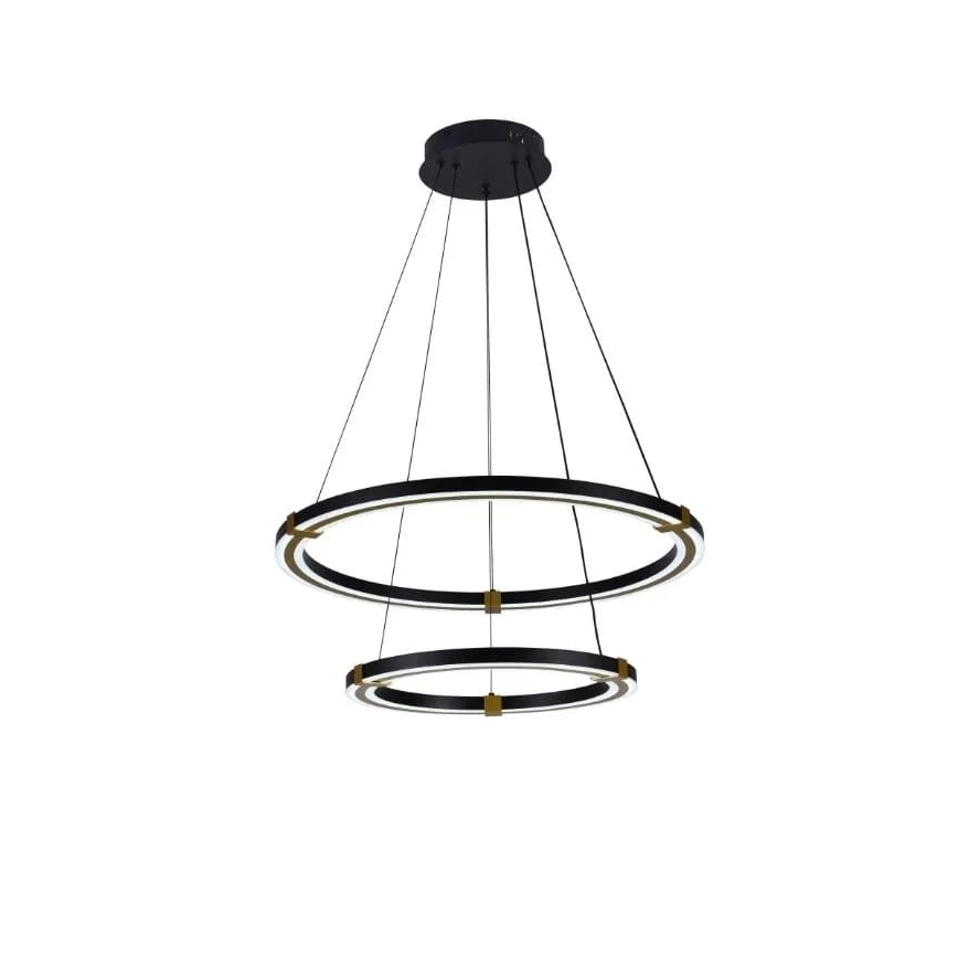 Светодиодная подвесная люстра с регулированием яркости LED/130W/230V 3000-6500K + дистанционное управление