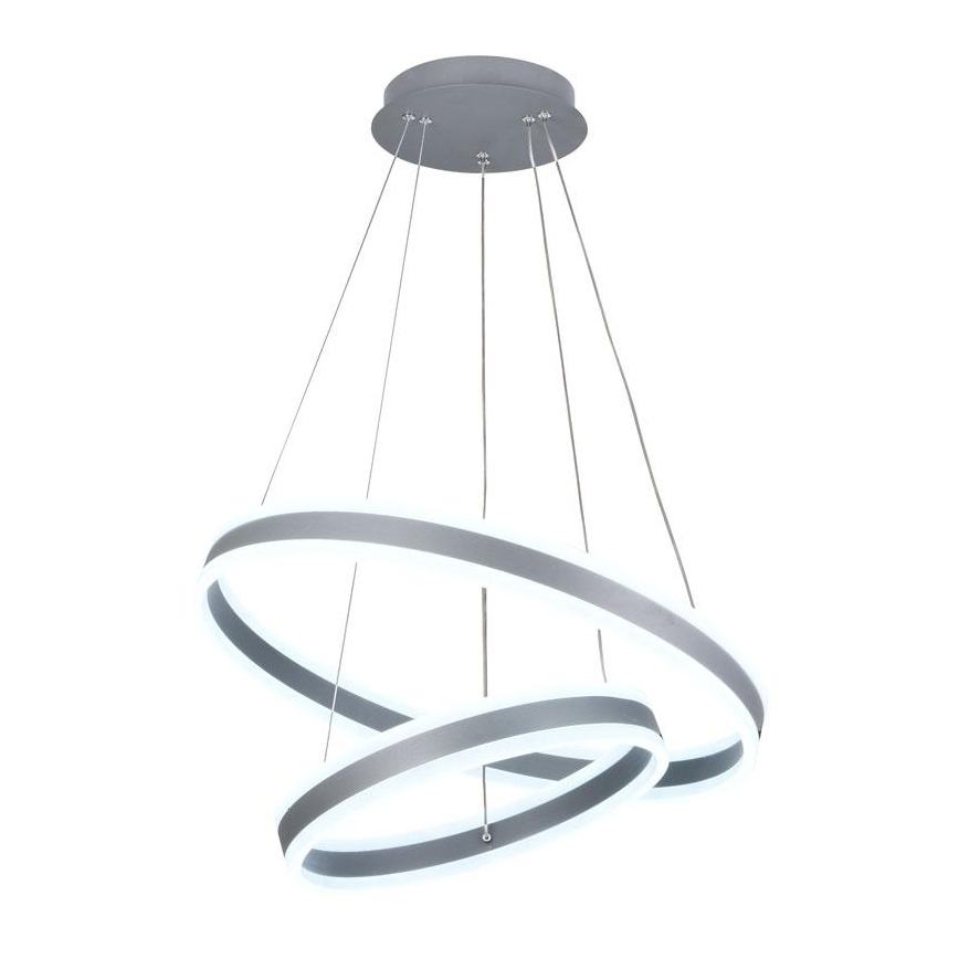 Светодиодная подвесная люстра с регулированием яркости LED/135W/230V 3000-6500K диаметр 60 см + дистанционное управление