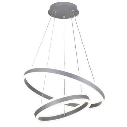 Светодиодная подвесная люстра с регулированием яркости LED/135W/230V 3000-6500K диаметр 60 см + дистанционное управление