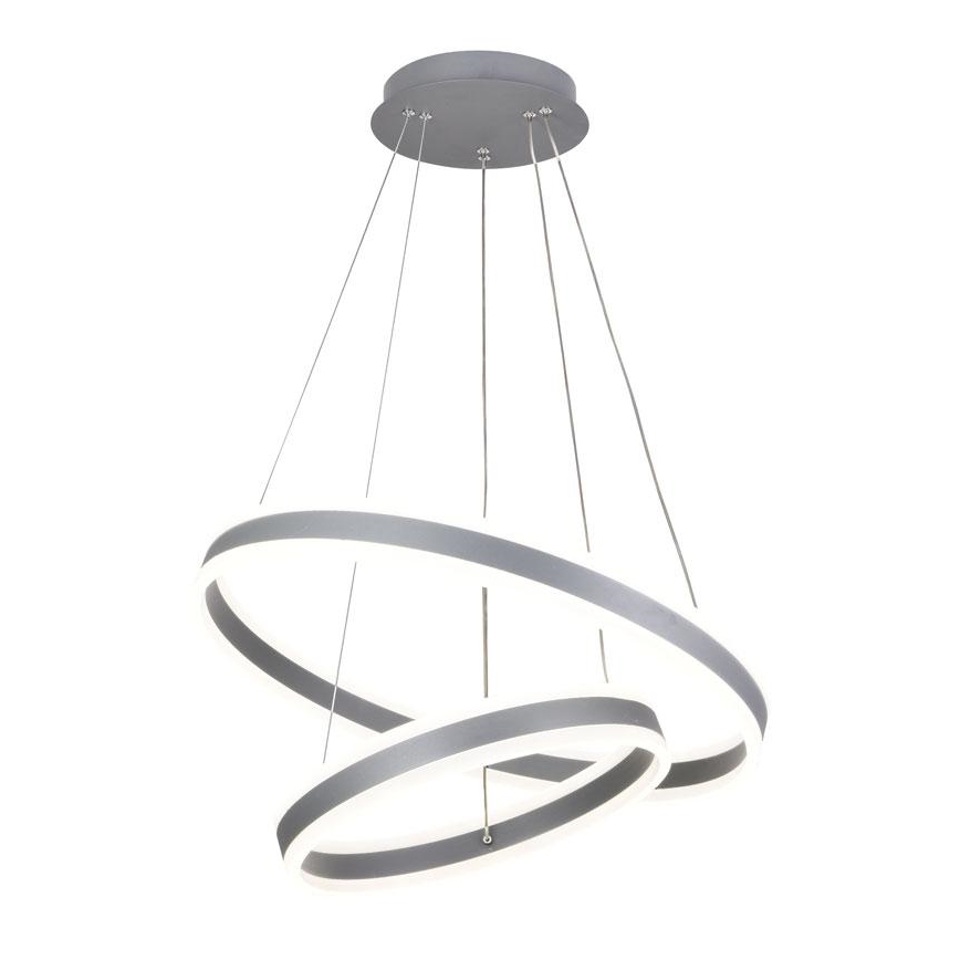 Светодиодная подвесная люстра с регулированием яркости LED/135W/230V 3000-6500K диаметр 60 см + дистанционное управление