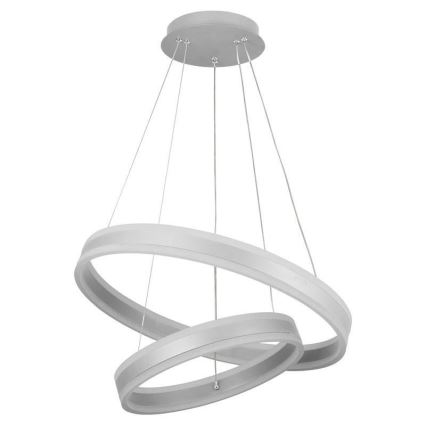 Светодиодная подвесная люстра с регулированием яркости LED/135W/230V 3000-6500K диаметр 60 см + дистанционное управление