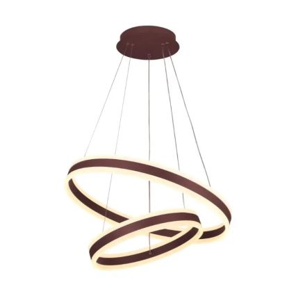 Светодиодная подвесная люстра с регулированием яркости LED/135W/230V 3000-6500K диаметр 60 см + дистанционное управление