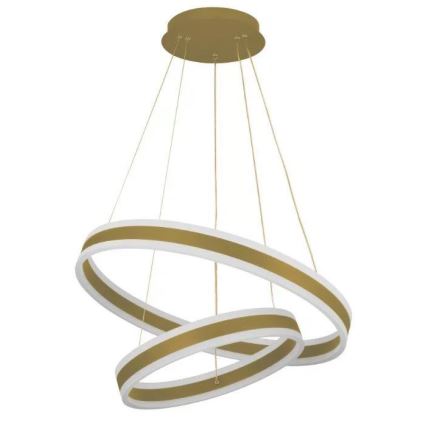 Светодиодная подвесная люстра с регулированием яркости LED/135W/230V 3000-6500K диаметр 60 см + дистанционное управление