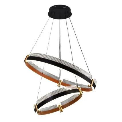 Светодиодная подвесная люстра с регулированием яркости LED/140W/230V 3000-6500K диаметр 60 см + дистанционное управление