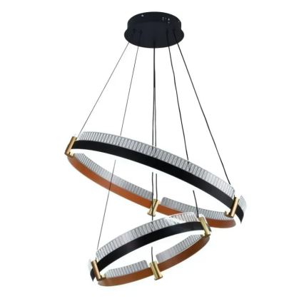 Светодиодная подвесная люстра с регулированием яркости LED/140W/230V 3000-6500K диаметр 60 см + дистанционное управление
