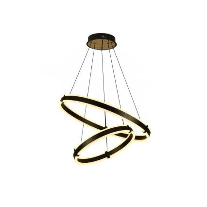 Светодиодная подвесная люстра с регулированием яркости LED/140W/230V 3000-6500K + дистанционное управление