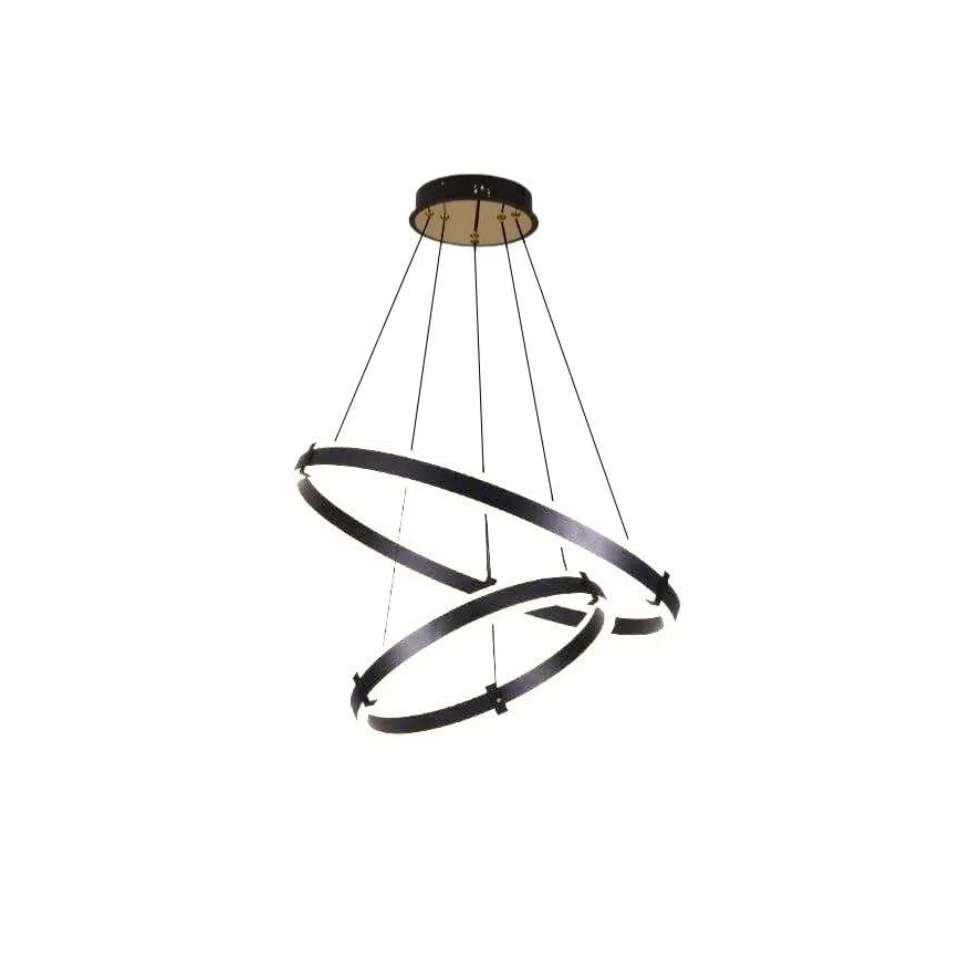 Светодиодная подвесная люстра с регулированием яркости LED/140W/230V 3000-6500K + дистанционное управление