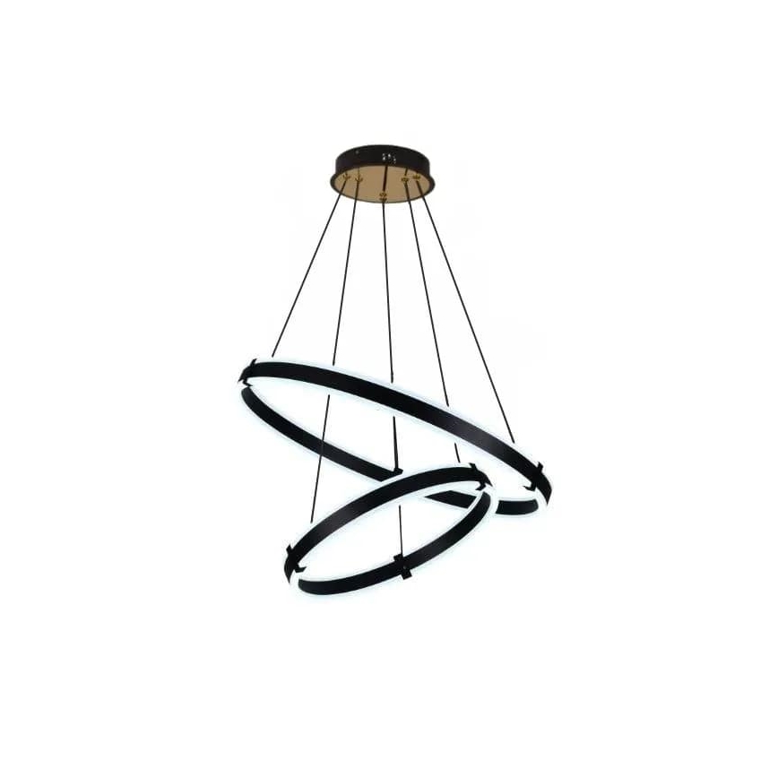 Светодиодная подвесная люстра с регулированием яркости LED/140W/230V 3000-6500K + дистанционное управление
