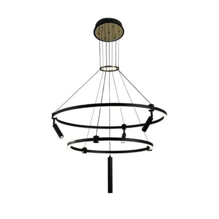 Светодиодная подвесная люстра с регулированием яркости LED/140W/230V 3000-6500K + дистанционное управление