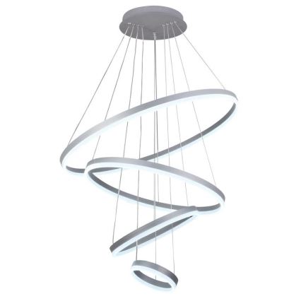 Светодиодная подвесная люстра с регулированием яркости LED/165W/230V 3000-6500K диаметр 80 см + дистанционное управление