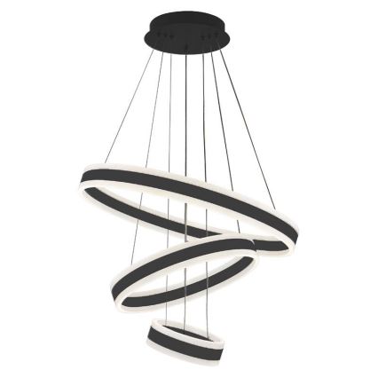 Светодиодная подвесная люстра с регулированием яркости LED/165W/230V 3000-6500K + дистанционное управление