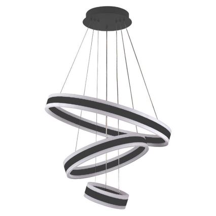 Светодиодная подвесная люстра с регулированием яркости LED/165W/230V 3000-6500K + дистанционное управление