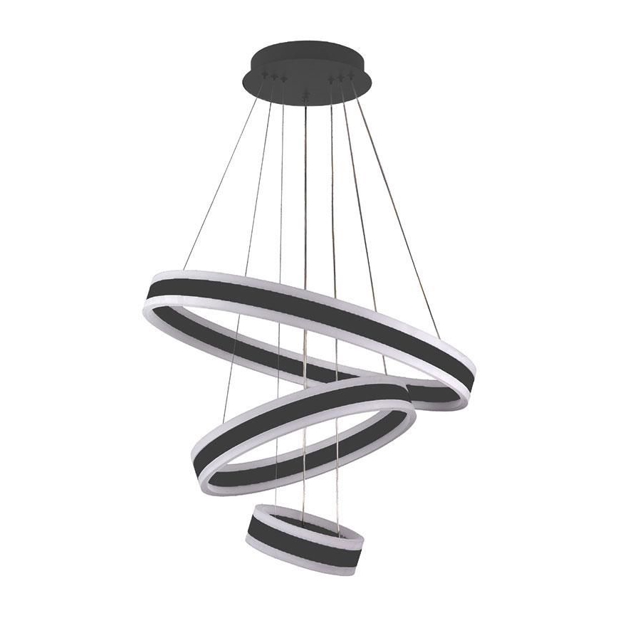 Светодиодная подвесная люстра с регулированием яркости LED/165W/230V 3000-6500K + дистанционное управление