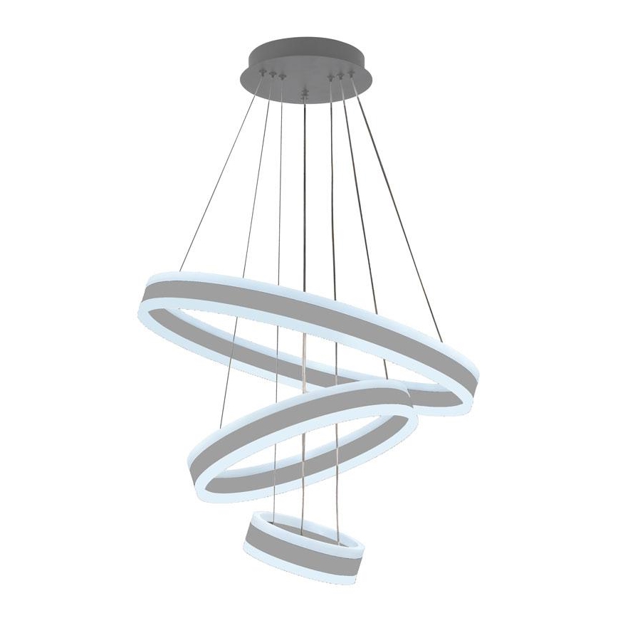 Светодиодная подвесная люстра с регулированием яркости LED/165W/230V 3000-6500K + дистанционное управление