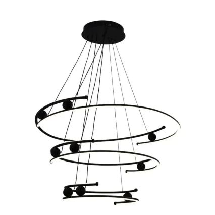 Светодиодная подвесная люстра с регулированием яркости LED/170W/230V 3000-6500K диаметр 80 см + дистанционное управление