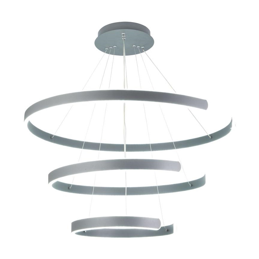 Светодиодная подвесная люстра с регулированием яркости LED/220W/230V 3000-6500K диаметр 80 см + дистанционное управление