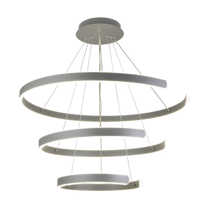Светодиодная подвесная люстра с регулированием яркости LED/220W/230V 3000-6500K диаметр 80 см + дистанционное управление