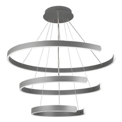 Светодиодная подвесная люстра с регулированием яркости LED/220W/230V 3000-6500K диаметр 80 см + дистанционное управление