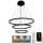 Светодиодная подвесная люстра с регулированием яркости LED/235W/230V 3000-6500K диаметр 80 см + дистанционное управление