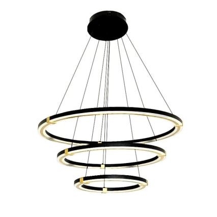 Светодиодная подвесная люстра с регулированием яркости LED/235W/230V 3000-6500K диаметр 80 см + дистанционное управление