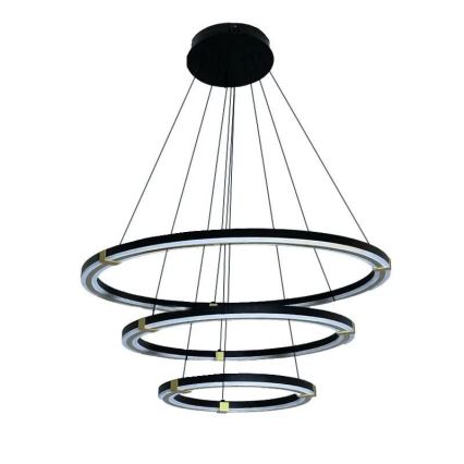 Светодиодная подвесная люстра с регулированием яркости LED/235W/230V 3000-6500K диаметр 80 см + дистанционное управление