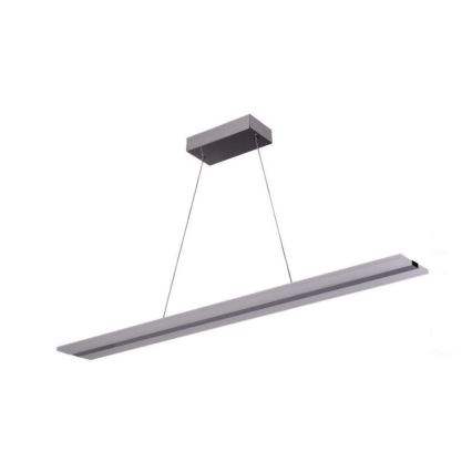 Светодиодная подвесная люстра с регулированием яркости LED/40W/230V 3000-6500K хром + дистанционное управление