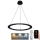 Светодиодная подвесная люстра с регулированием яркости LED/40W/230V 3000-6500K + дистанционное управление