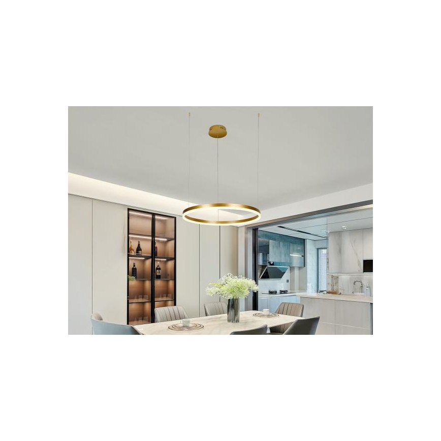 Светодиодная подвесная люстра с регулированием яркости LED/42W/230V 3000-6500K + дистанционное управление