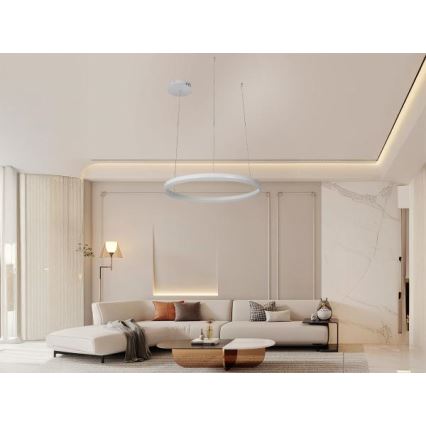 Светодиодная подвесная люстра с регулированием яркости LED/42W/230V 3000-6500K + дистанционное управление