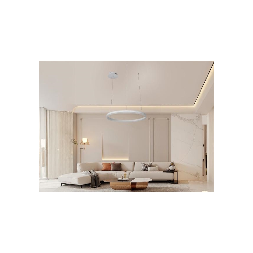 Светодиодная подвесная люстра с регулированием яркости LED/42W/230V 3000-6500K + дистанционное управление