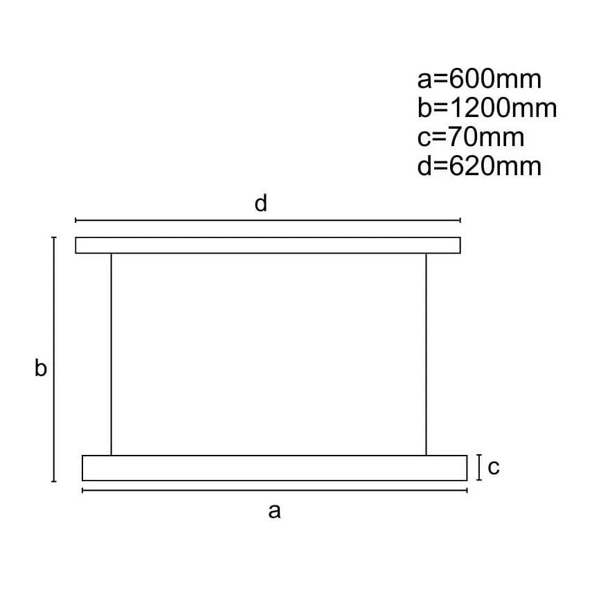Светодиодная подвесная люстра с регулированием яркости LED/45W/230V 3000-6500K диаметр 60 см черный + дистанционное управление